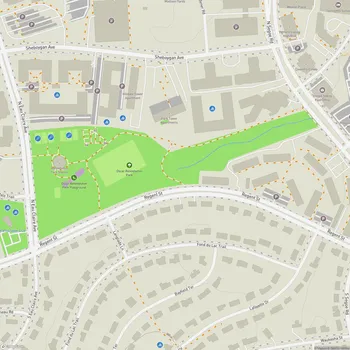 Map of Oscar Rennebohm Park