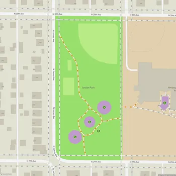 Map of Jordan Park