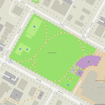 Map of Holmes Park