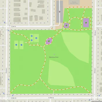 Map of Matthews Park