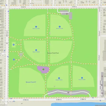 Map of Bossen Field Park