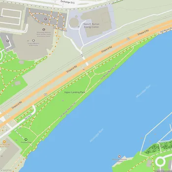Map of Upper Landing Park