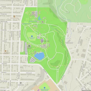 Map of Glen Oak Park