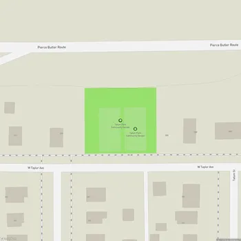 Map of Tatum Park Community Garden