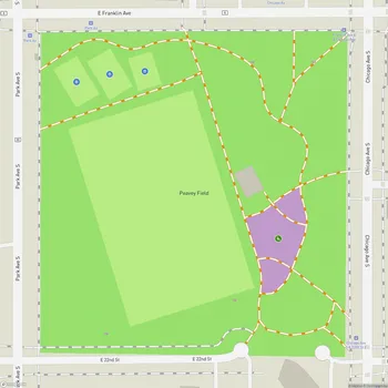Map of Peavey Field