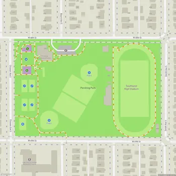 Map of Pershing Park