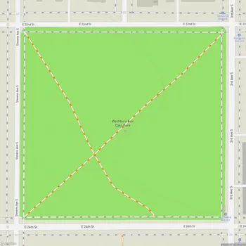 Map of Washburn Fair Oaks Park