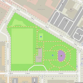 Map of Elliot Park