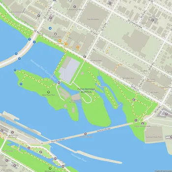 Map of Father Hennepin Bluff Park