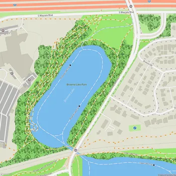 Map of Brownie Lake Park