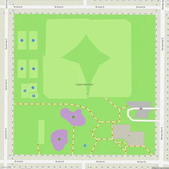 Map of Linden Hills Park