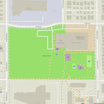Map of Bethune Park