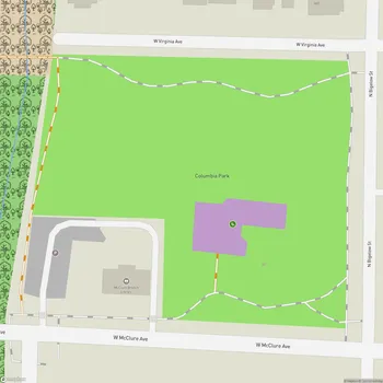 Map of Columbia Park