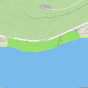 Map of Kuilei Cliffs Beach Park