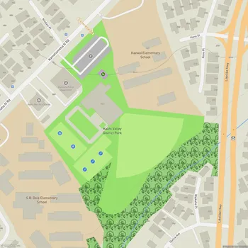 Map of Kalihi Valley District Park