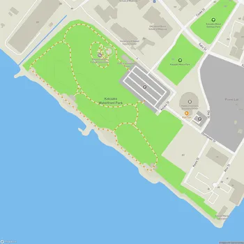 Map of Kakaako Waterfront Park