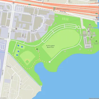 Map of Keʻehi Lagoon Beach Park