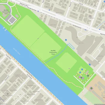 Map of Ala Wai Community Park