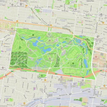 Map of Forest Park