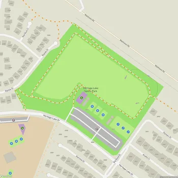Map of Heritage Lake Sports Park