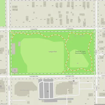 Map of League Park