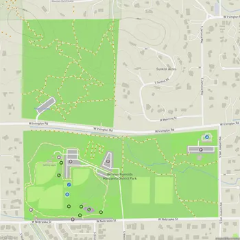 Map of Winston Reynolds Manzanita District Park