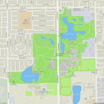 Map of Huntington Central Park