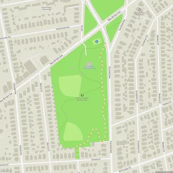 Map of Thomas J. Hyland Memorial Park