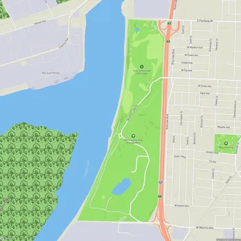 Map of Martin Luther King Riverside Park