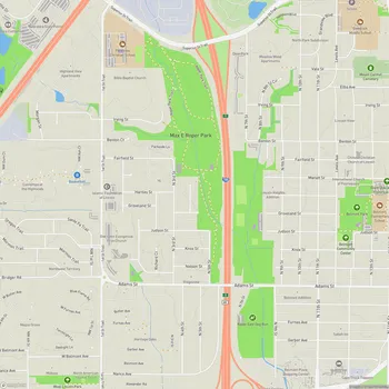 Map of Max E. Roper Park
