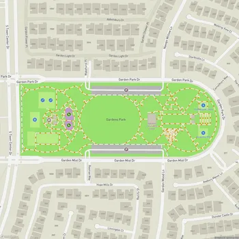 Map of Gardens Park