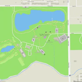 Map of Tom Bass Regional Park Section III