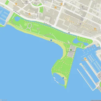 Map of Ala Moana Beach Park