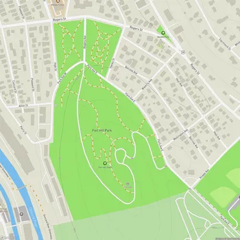 Map of Fort Hill Park