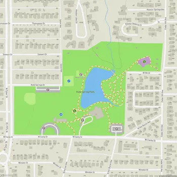 Map of Kidd Spring Park