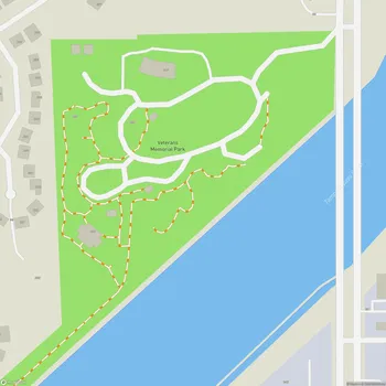 Map of Veterans Memorial Park
