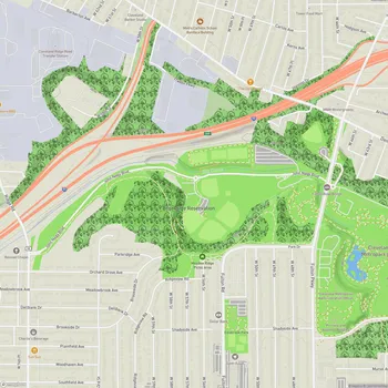 Map of Brookside Reservation