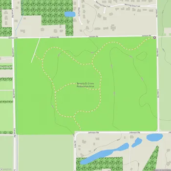 Map of Beverly D. Crone Restoration Area