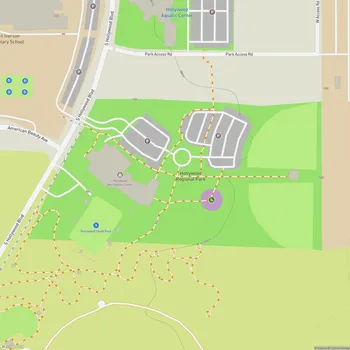 Map of Hollywood Regional Park