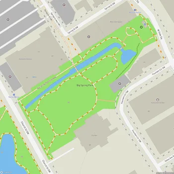 Map of Big Spring Park