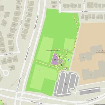 Map of Fesival Foothills Park