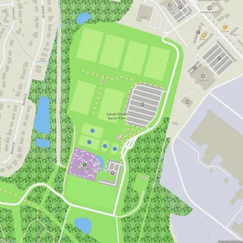 Map of Saluda Shoals Soccer Park