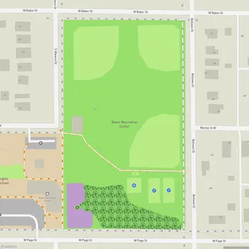 Map of Baker Recreation Center