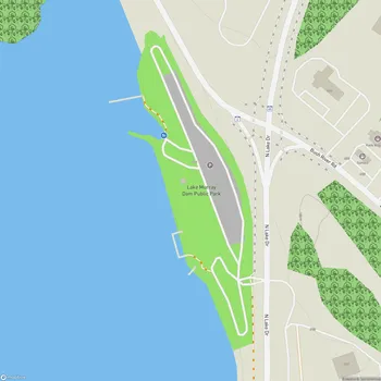 Map of Lake Murray Dam Public Park