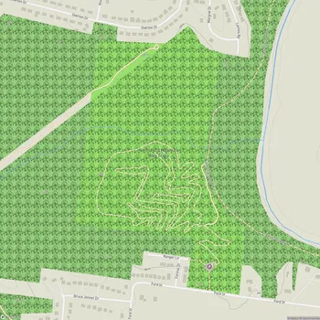 Map of North Ford Mountain Bike Trails