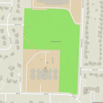 Map of JJ Brennan Park