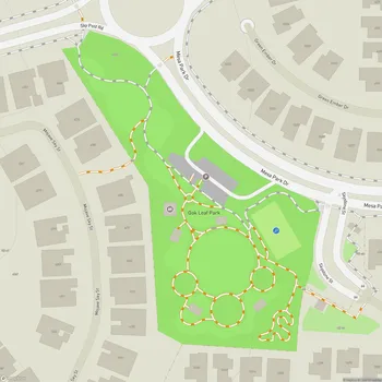 Map of Oak Leaf Park