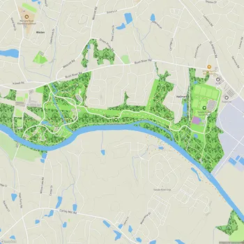 Map of Saluda Shoals Park